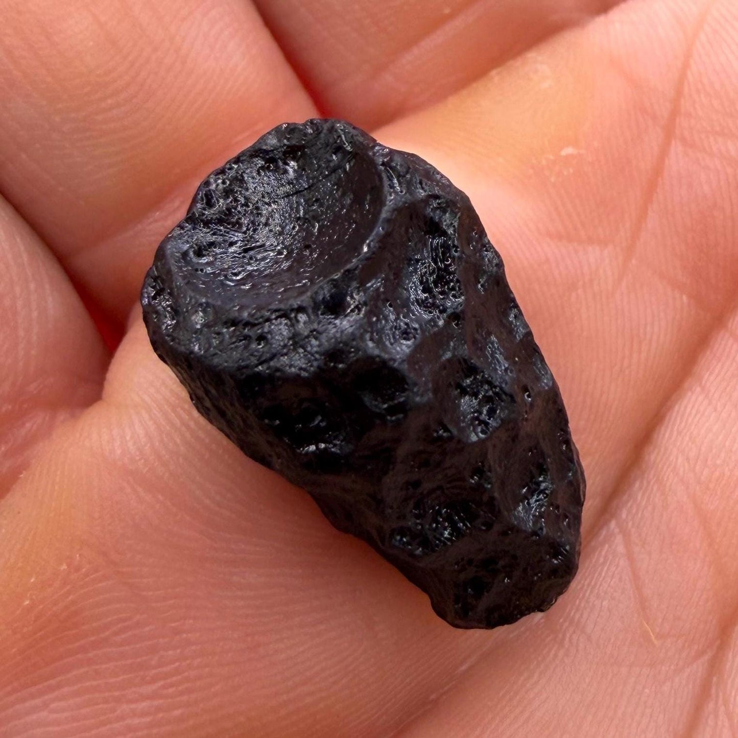 Indochinite Tektite: Indonesian Tektite, Energy Work Stone, 4.53 grams