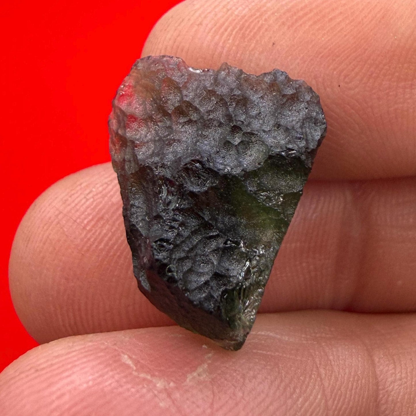 Authentic Moldavite Tektite Specimen, Czech Republic, 2.31 grams