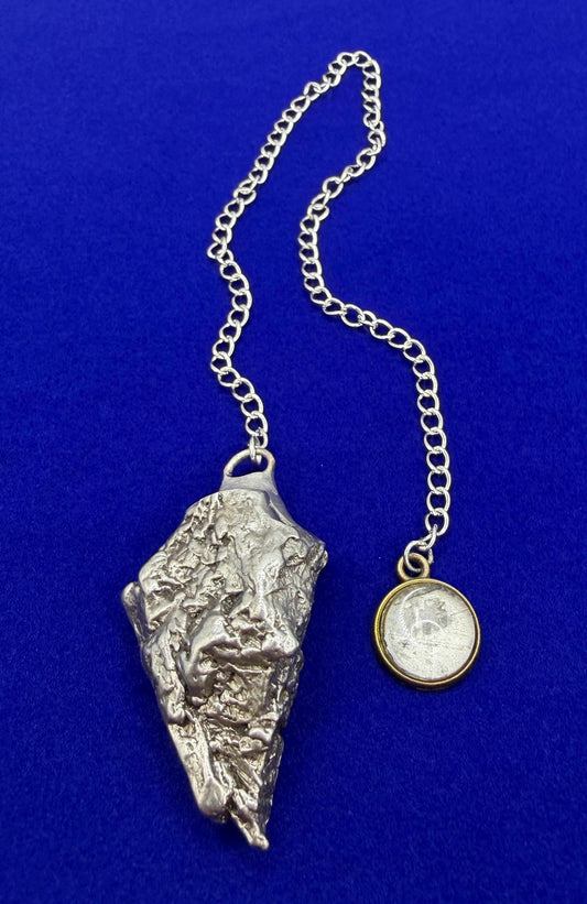 Aletai Meteorite Pendulum: Authentic Iron Meteorite, Divination Tool, 40.00 grams