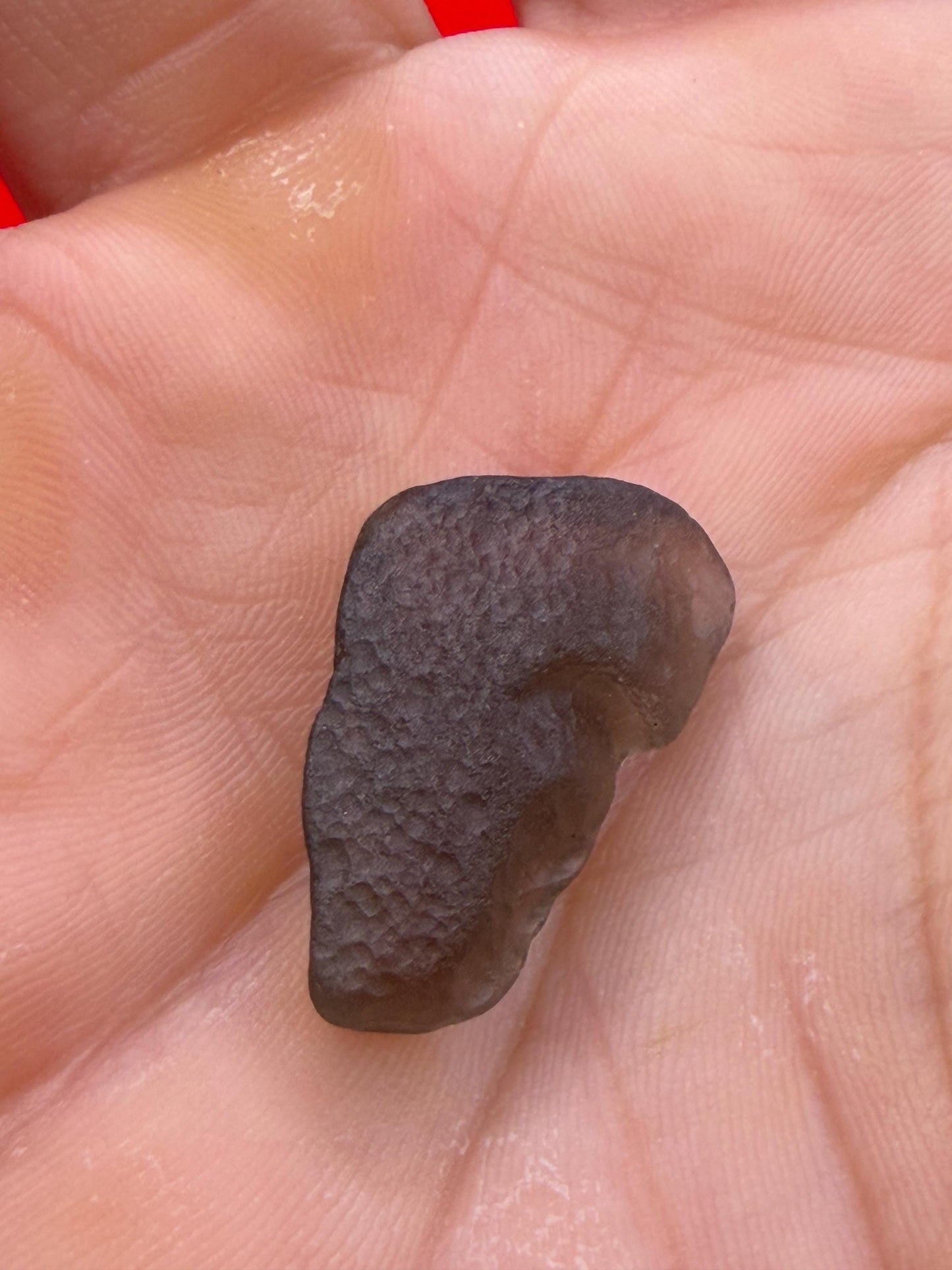 Colombianite Specimen: Translucent Pseudo-Tektite, Shamanic Healing Stone, 2.56 grams