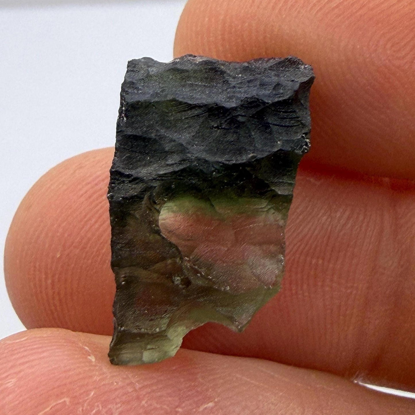 Authentic Moldavite Tektite Specimen, Czech Republic Origin, 2.26 grams