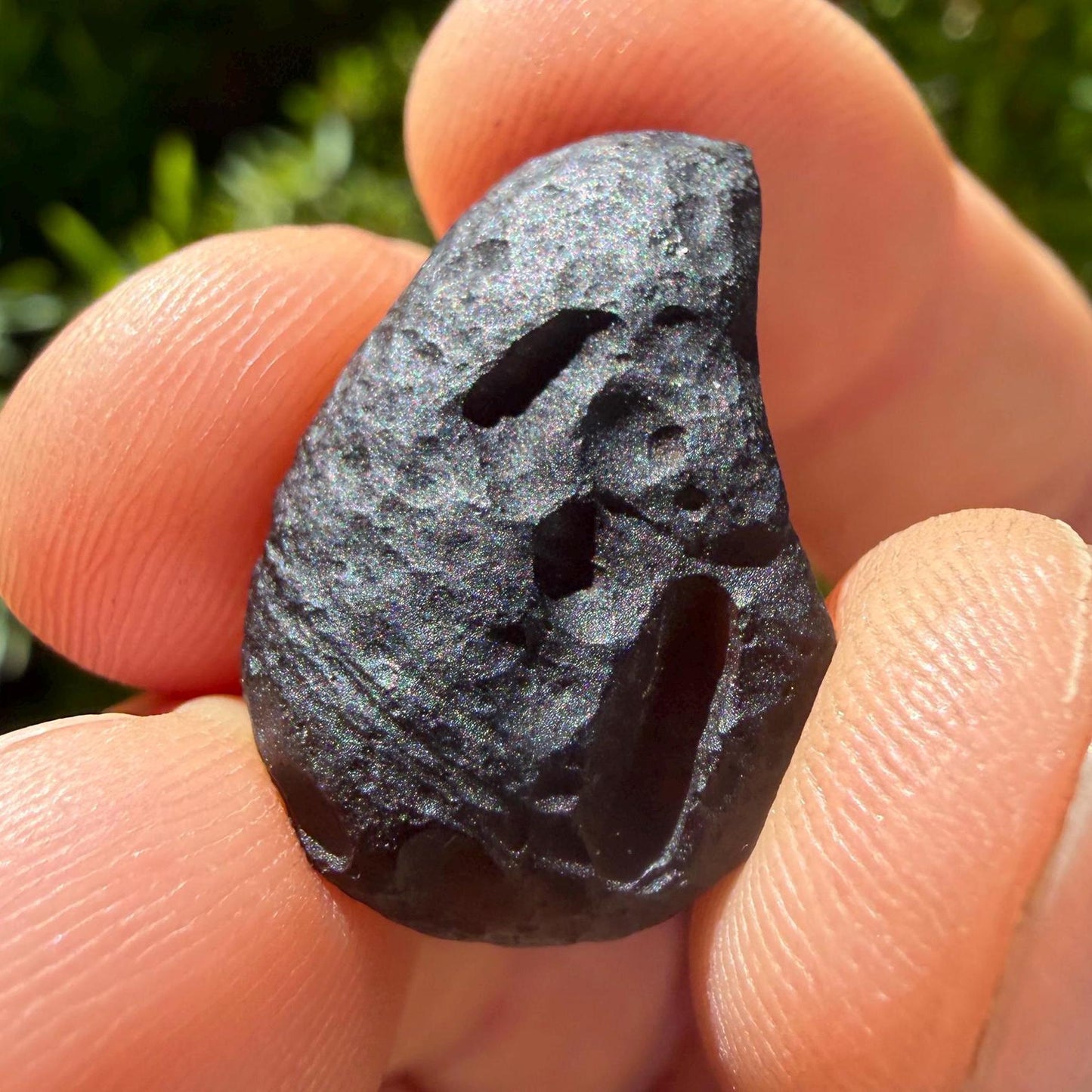 Saffordite Stone: Rare Cintamani, Arizona Tektite - 4.62 Grams