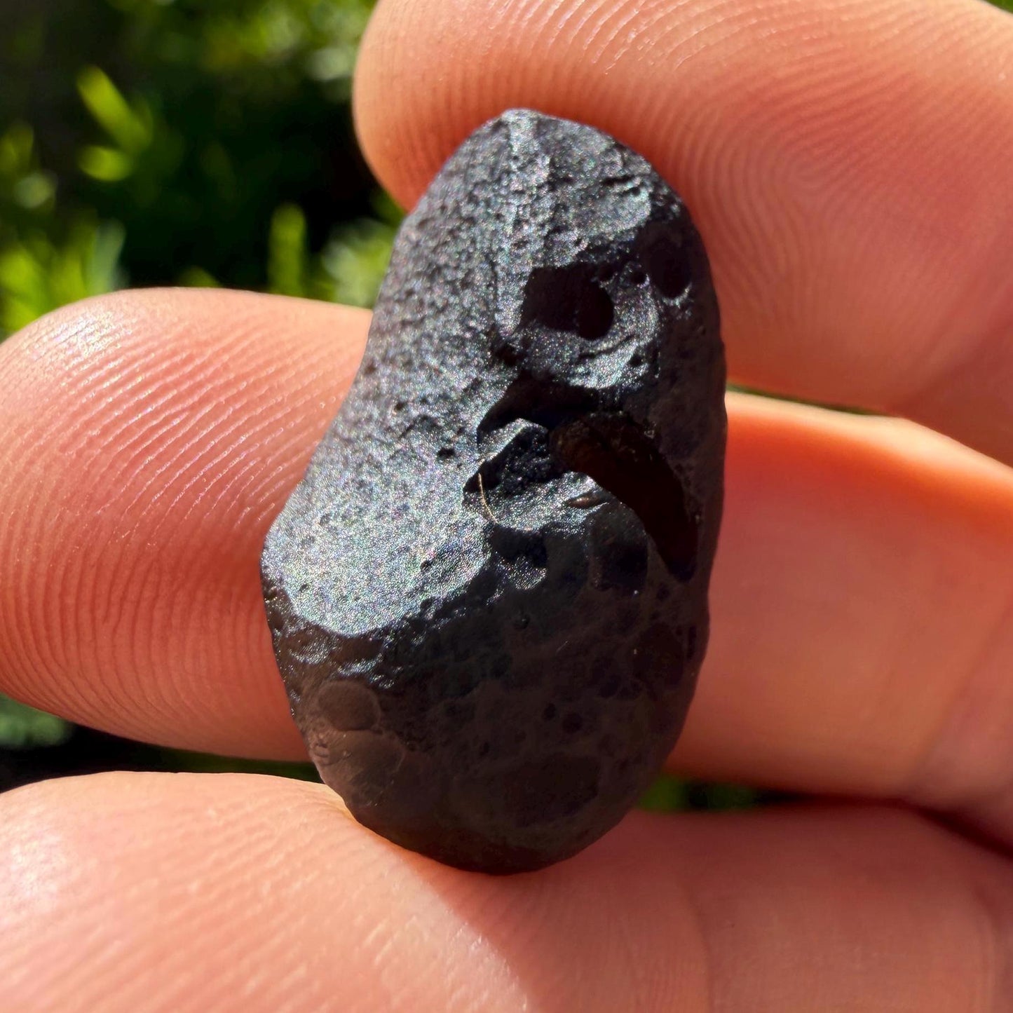 Saffordite Stone: Rare Cintamani, Arizona Tektite - 4.62 Grams