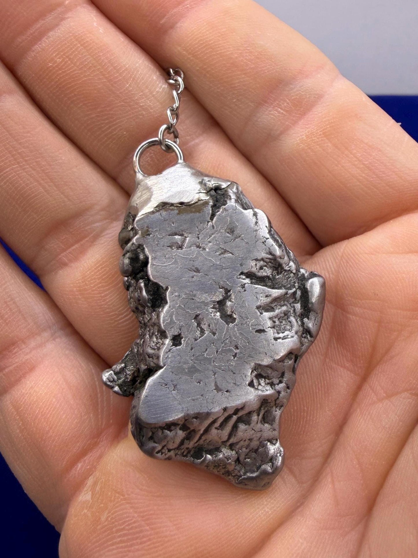 Aletai Meteorite Pendulum: Authentic Iron Meteorite, Divination Tool, 47.26 grams