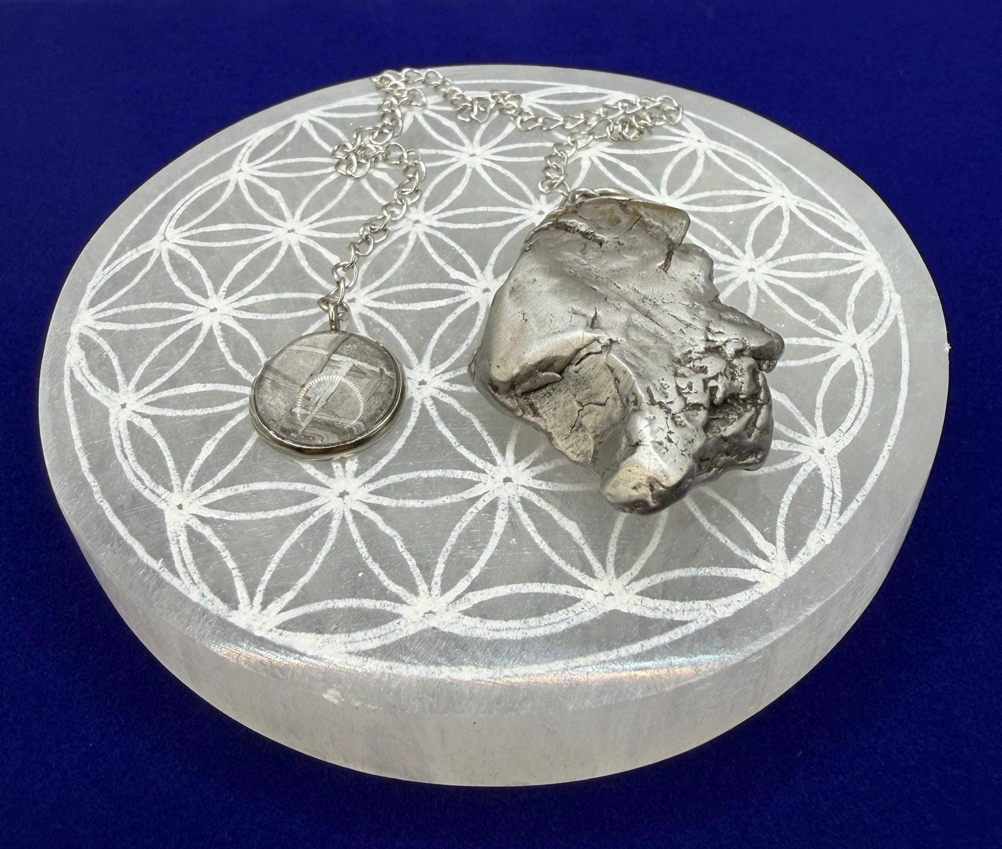 Aletai Meteorite Pendulum: Authentic Iron Meteorite, Divination Tool, 47.26 grams