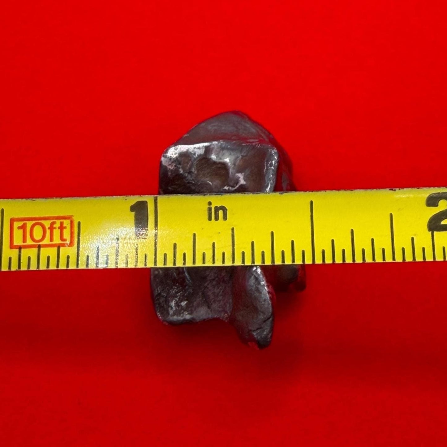 Agoudal Iron Meteorite Specimen: Thumbprint IIAB Hexahedrite, 11.69 grams