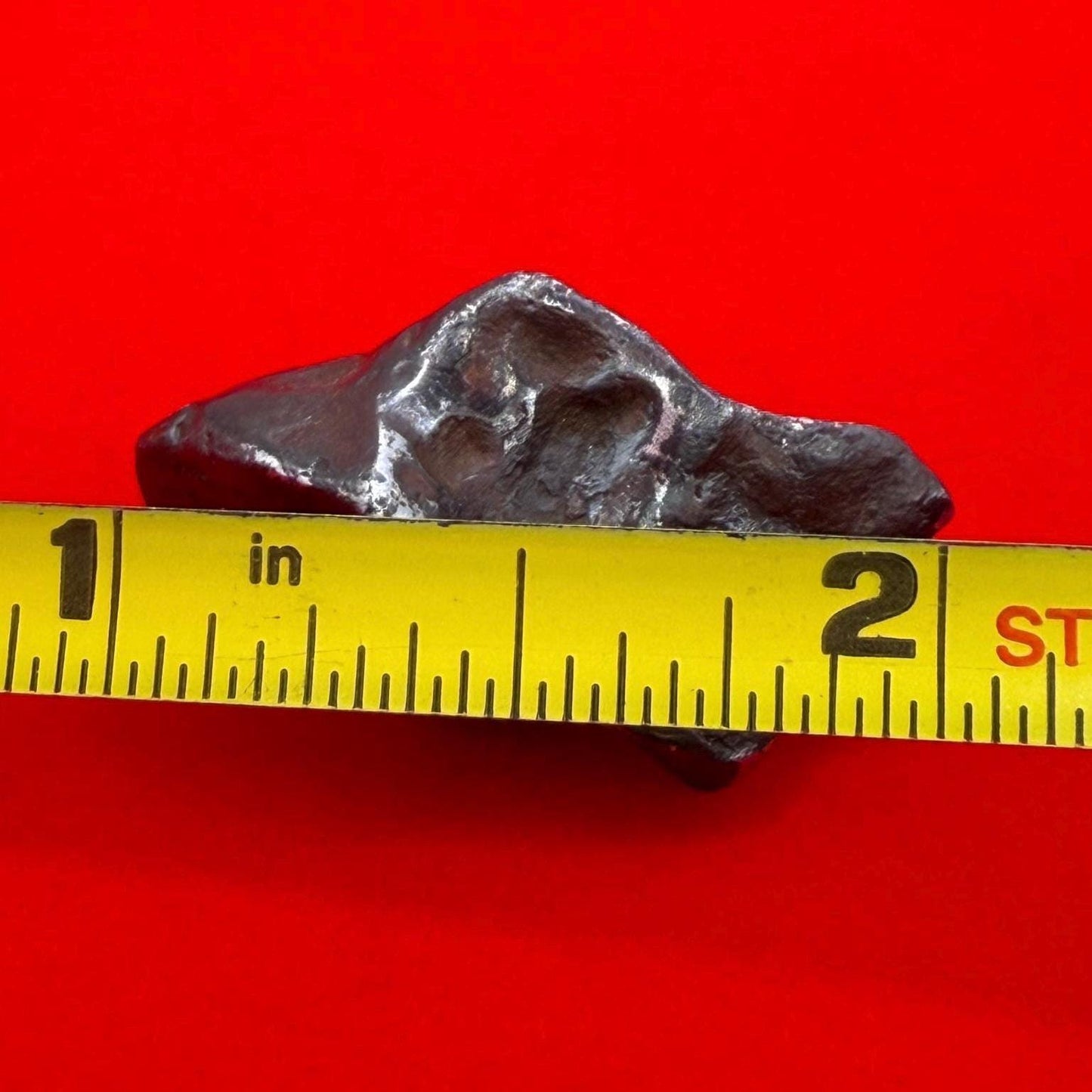 Agoudal Iron Meteorite Specimen: Thumbprint IIAB Hexahedrite, 11.69 grams