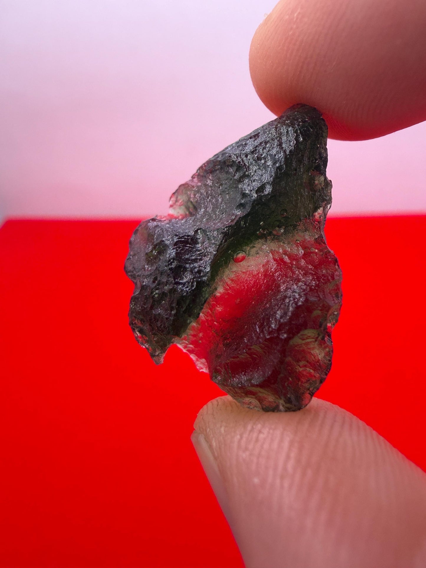 Authentic Moldavite Tektite Specimen: 4.0g/20ct