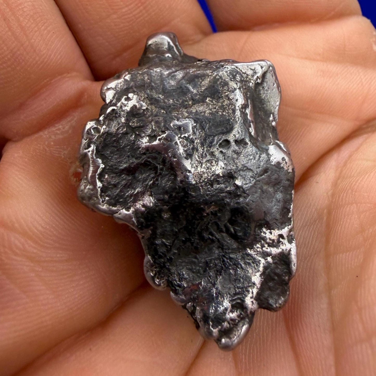Uruacu Iron Meteorite Specimen: Space Gift, Authentic Meteorite, Brazil, 34.47 grams