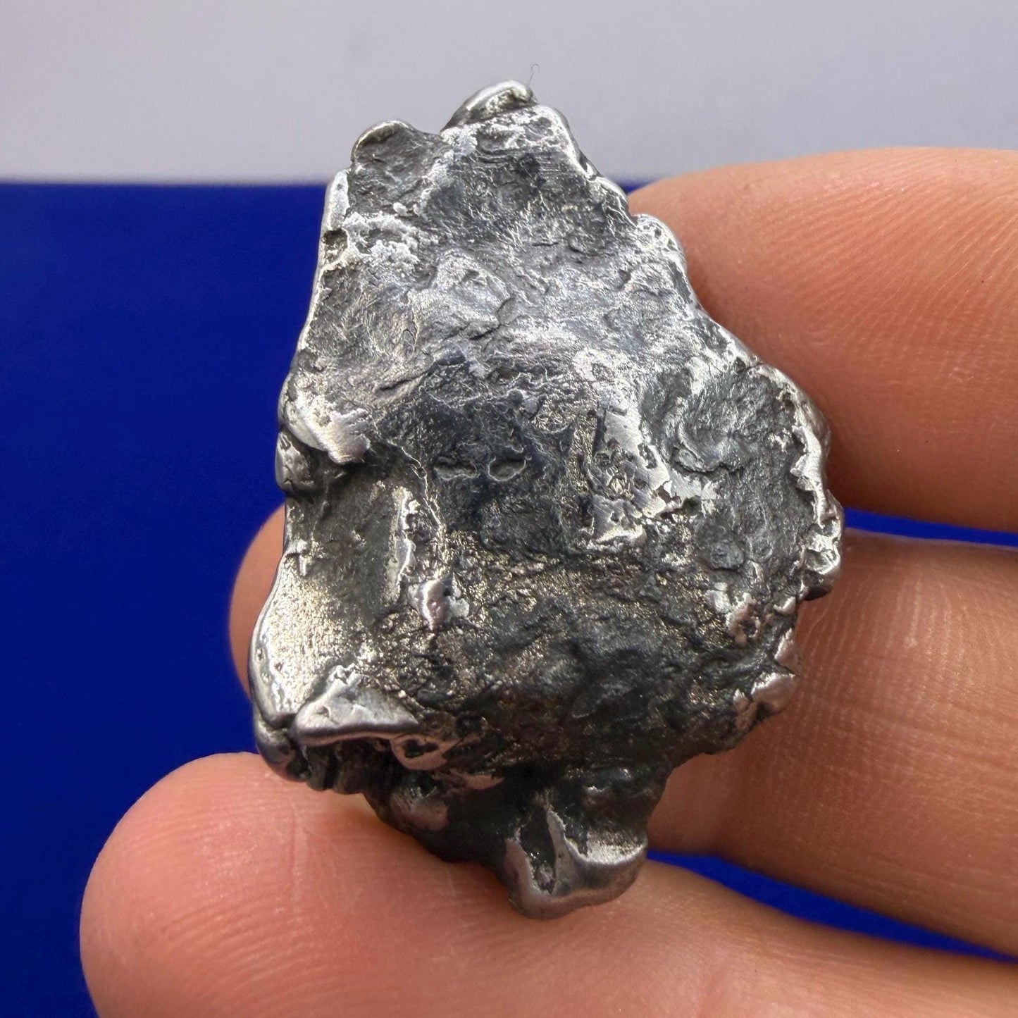 Uruacu Iron Meteorite Specimen: Space Gift, Authentic Meteorite, Brazil, 34.47 grams