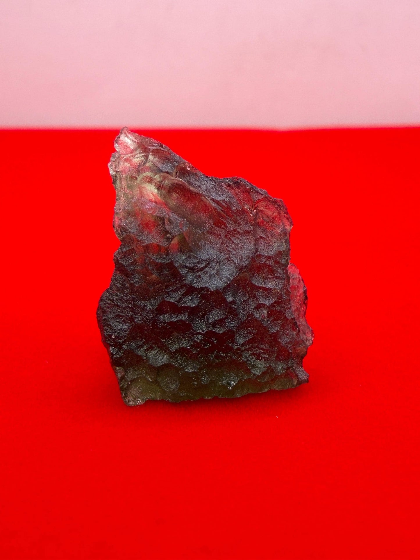 Authentic Moldavite Tektite Specimen: 4.43g/22.15ct