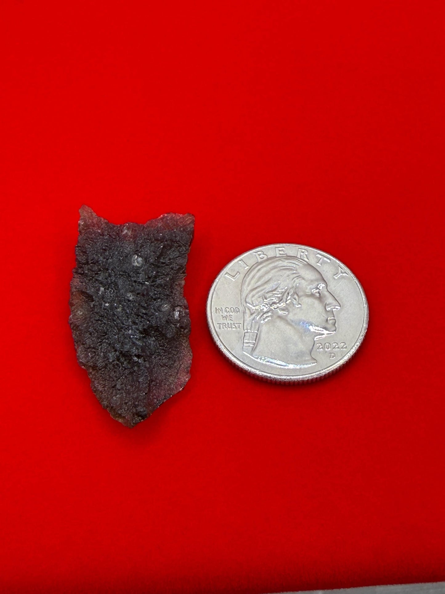 Authentic Moldavite Tektite Specimen: 4.56g/22.8ct