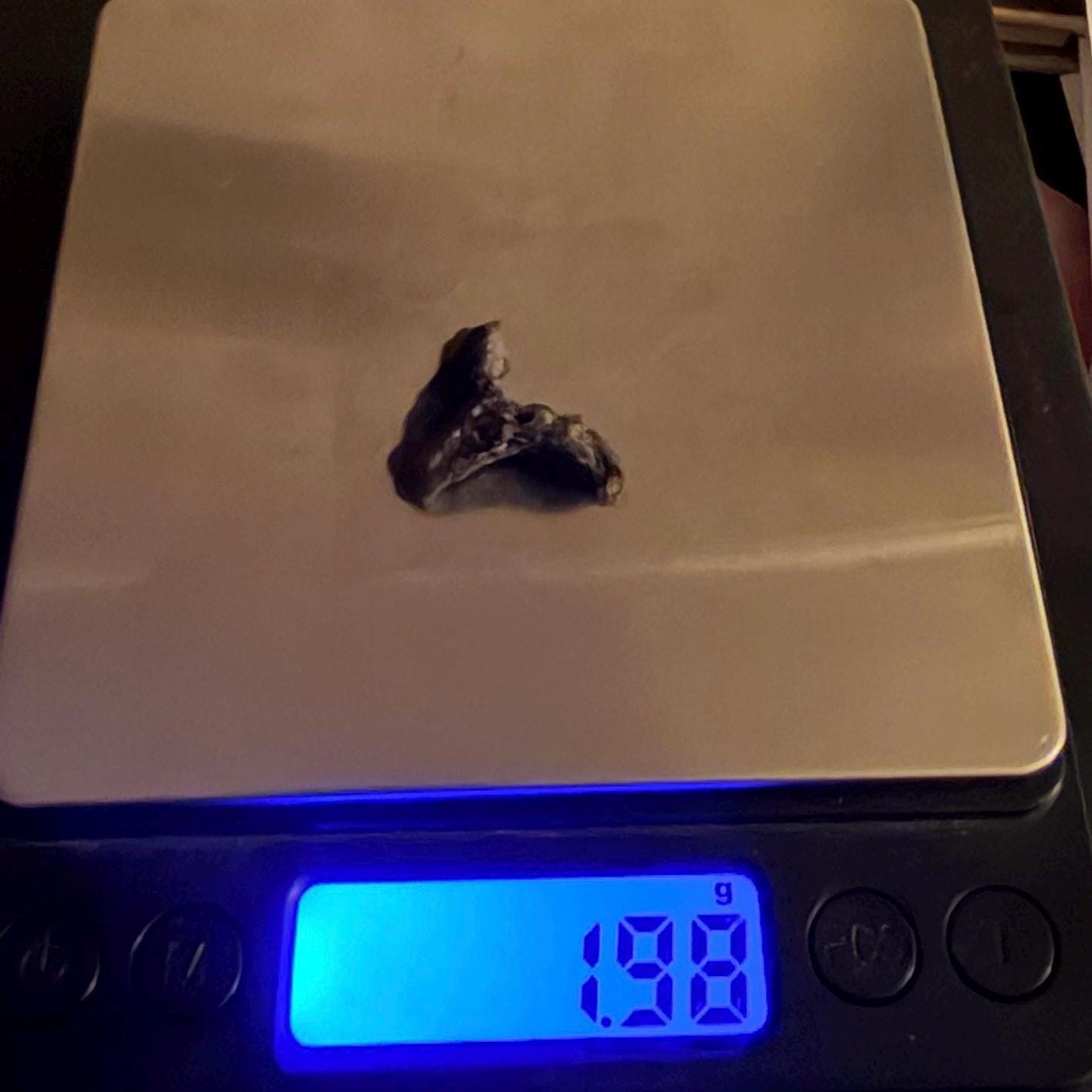 Darwinite Tektite, Rare Impact Glass from Tasmania, Cosmic Energy Stone, 1.98g