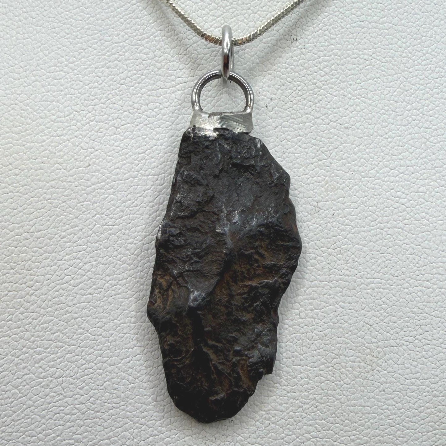 Canyon Diablo Iron Meteorite Pendant: Arizona Space Gift, 7.37g