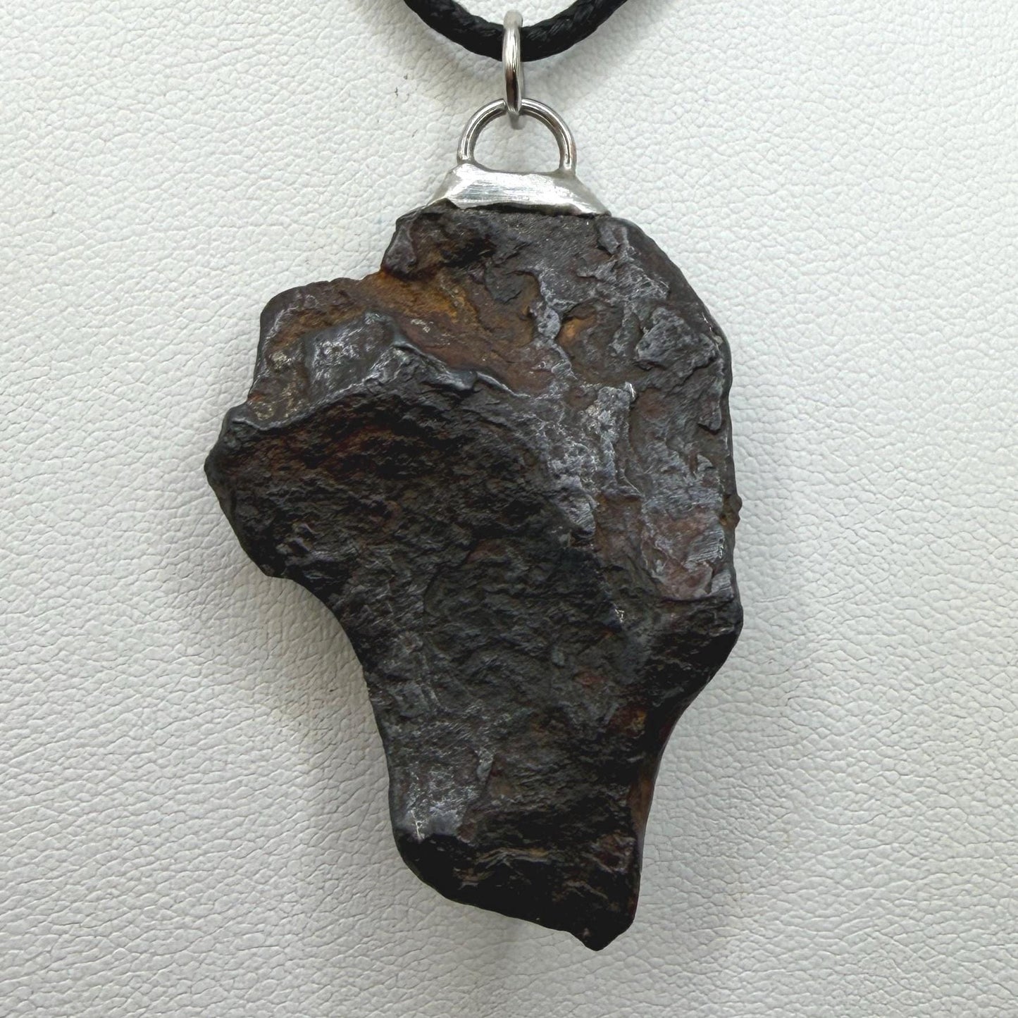 Canyon Diablo Iron Meteorite Pendant: Arizona Space Gift, 27.70g