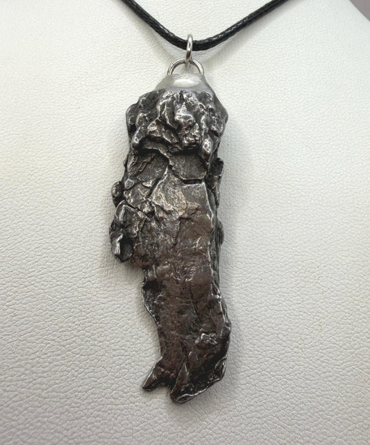 Campo del Cielo Meteorite Pendant: Authentic Astronomy Gift, Space Pendant, 25.06 Grams