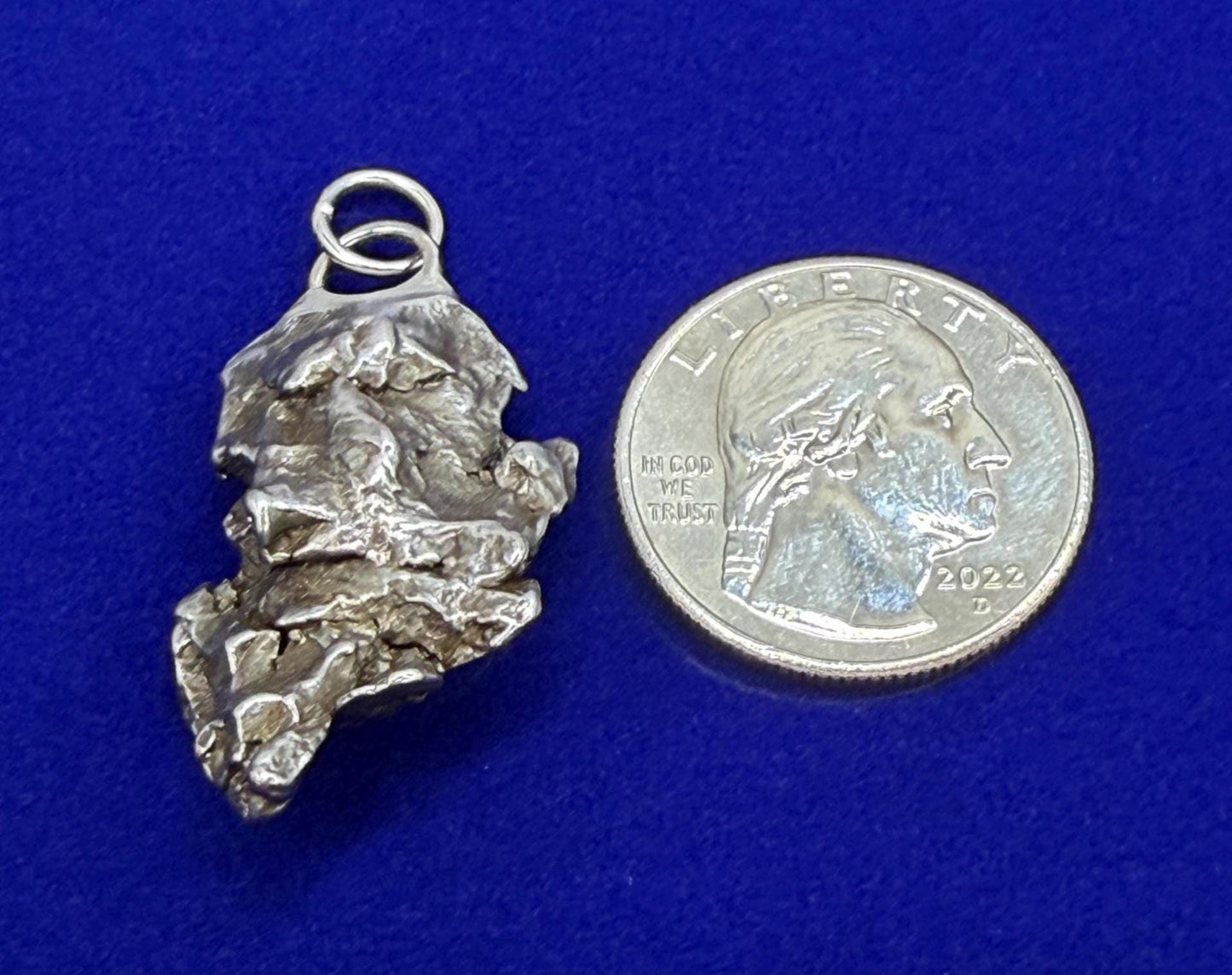 Campo del Cielo Meteorite Pendant: Authentic Astronomy Gift, Space Pendant, 12.87 Grams