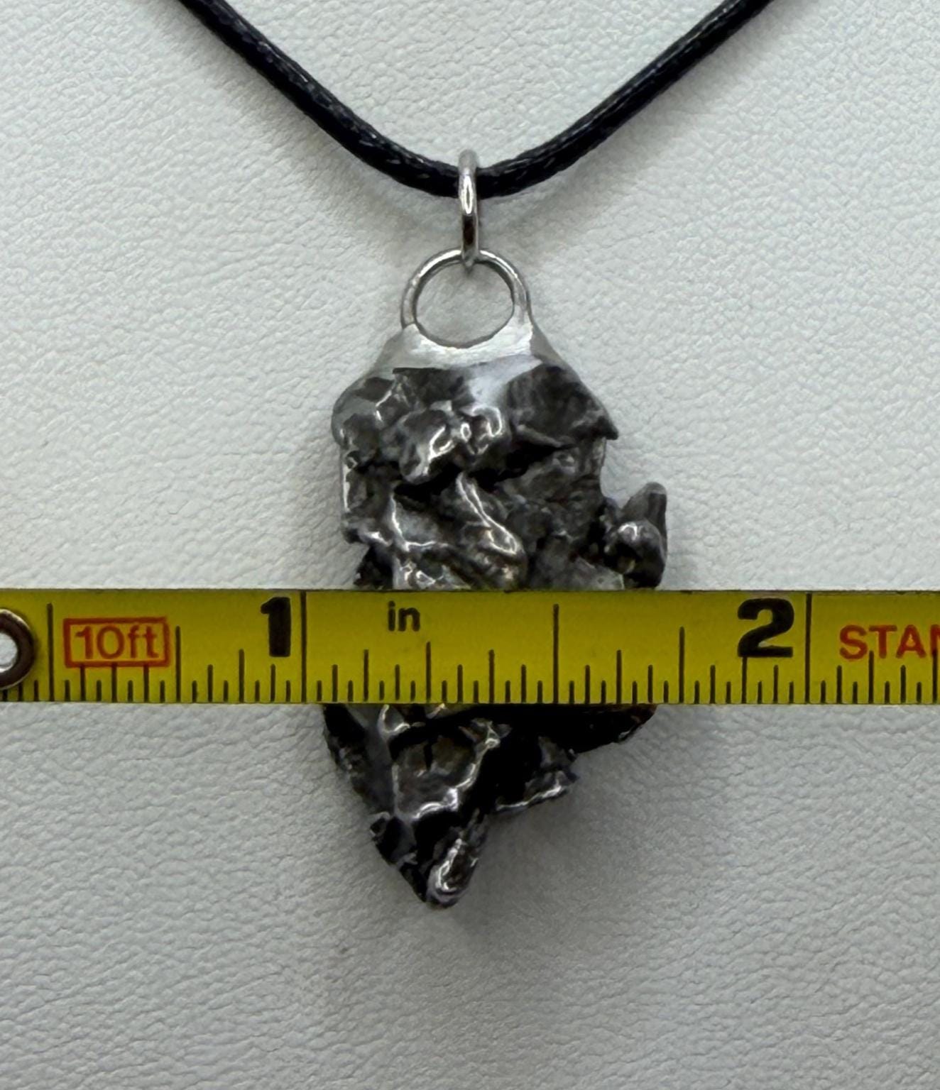 Campo del Cielo Meteorite Pendant: Authentic Astronomy Gift, Space Pendant, 12.87 Grams