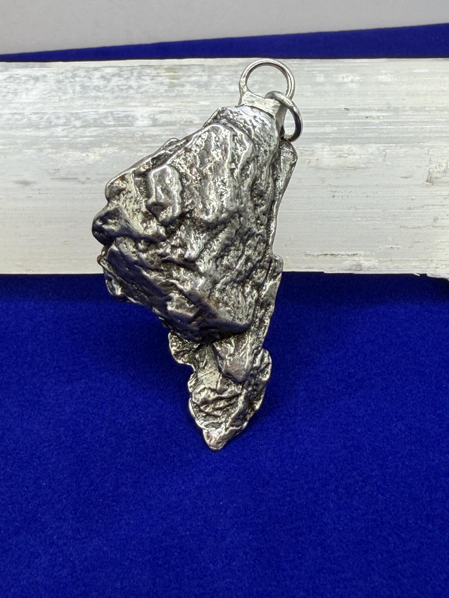 Campo del Cielo Meteorite Pendant: Authentic Iron Meteorite Jewelry, Space Gift, 25.96 grams