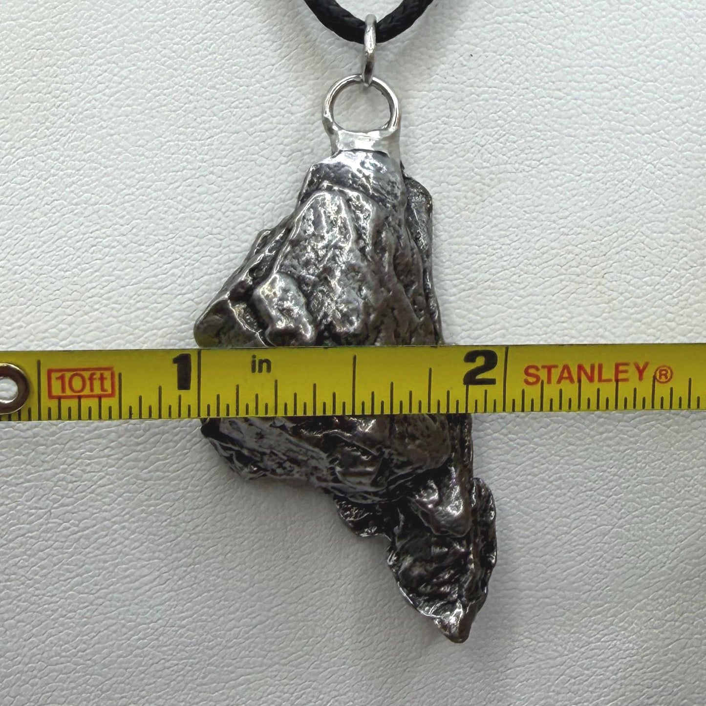 Campo del Cielo Meteorite Pendant: Authentic Iron Meteorite Jewelry, Space Gift, 25.96 grams