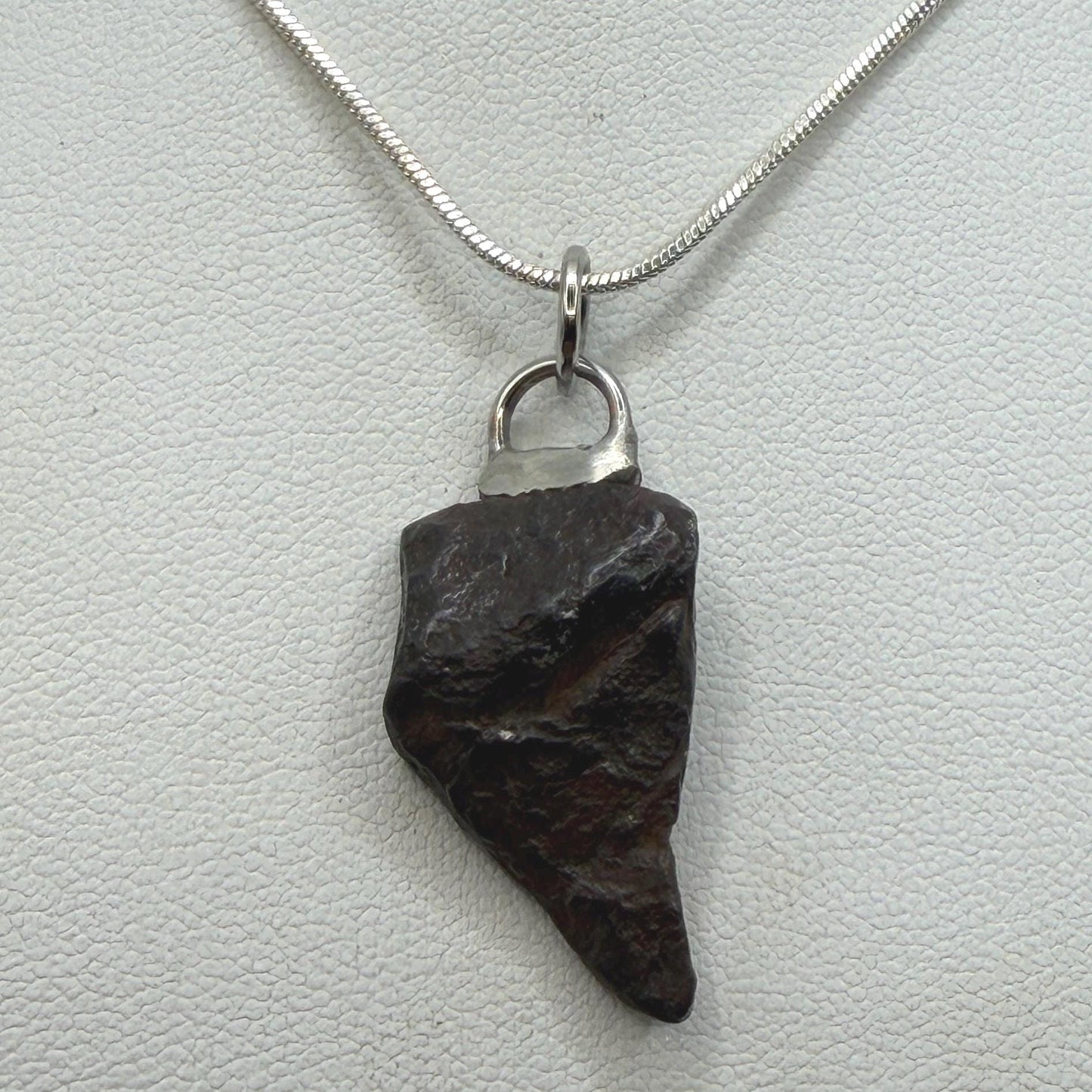 Canyon Diablo Iron Meteorite Pendant: Arizona Space Gift, 7.41g