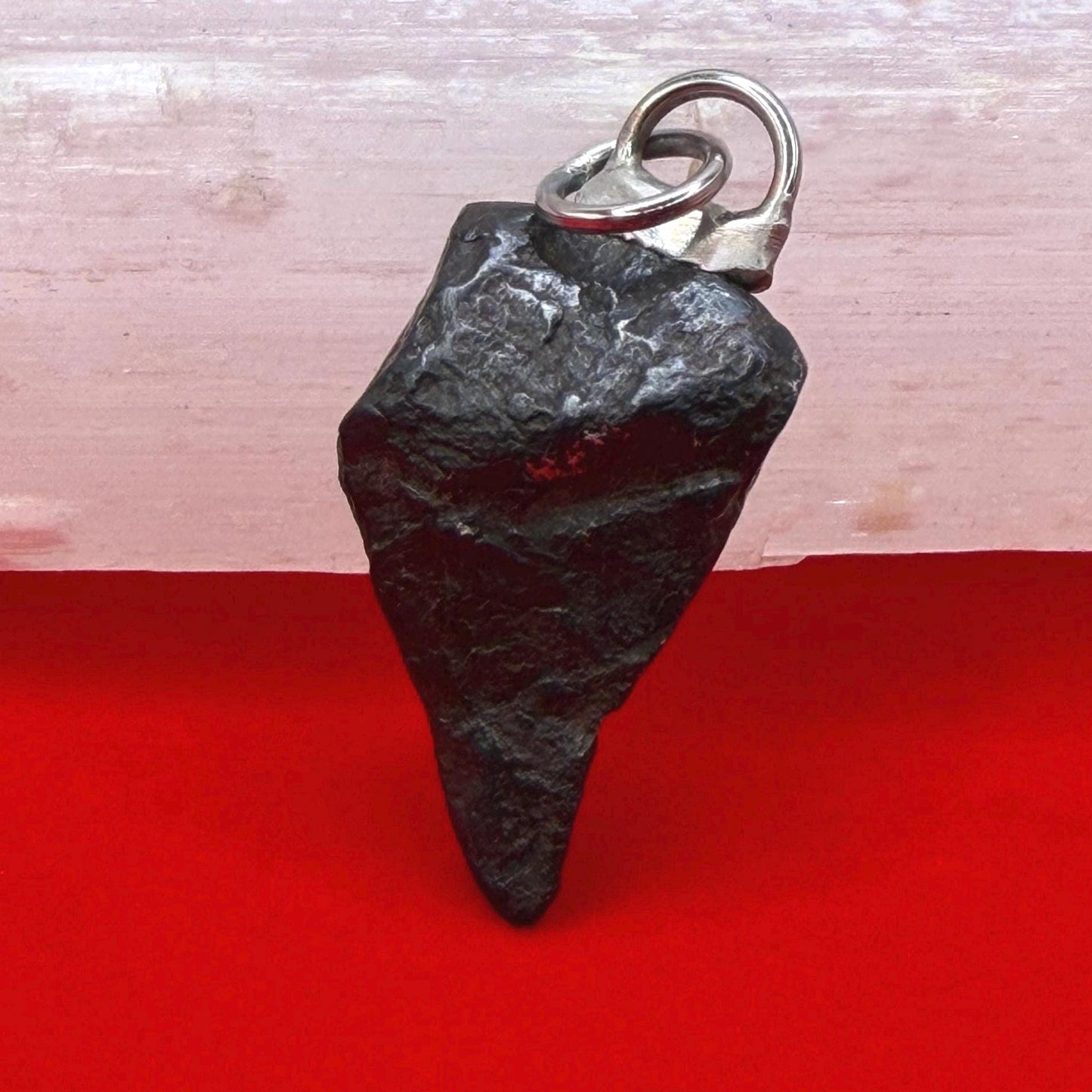 Canyon Diablo Iron Meteorite Pendant: Arizona Space Gift, 7.41g