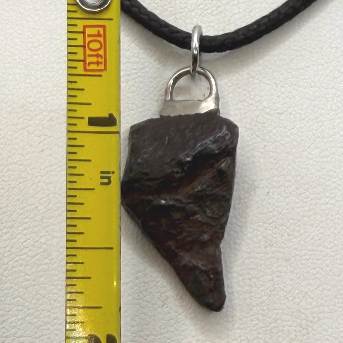 Canyon Diablo Iron Meteorite Pendant: Arizona Space Gift, 7.41g