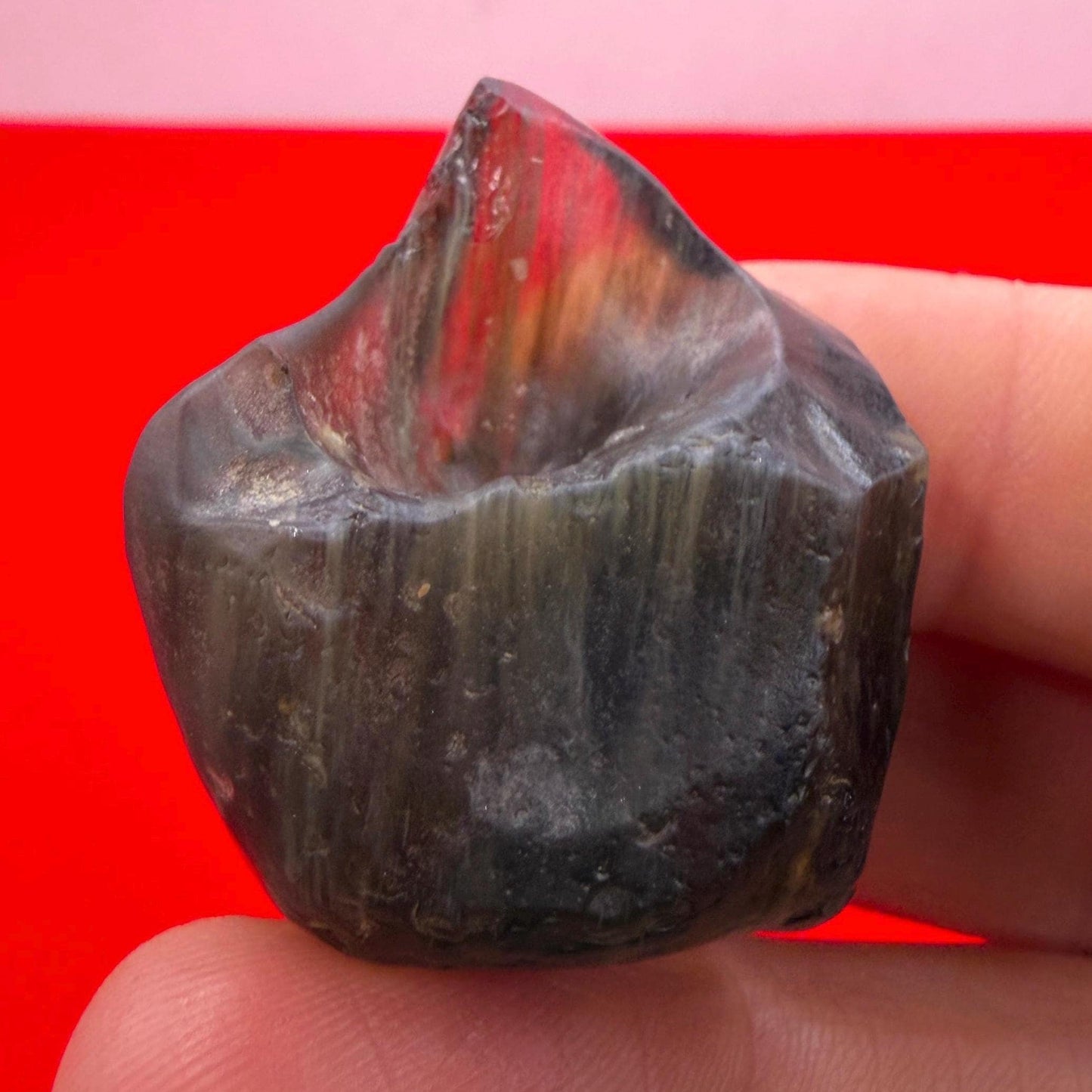 Libyan Desert Glass Tektite: Golden Green Talisman, Rare and Unique Tektite, 22.08 grams