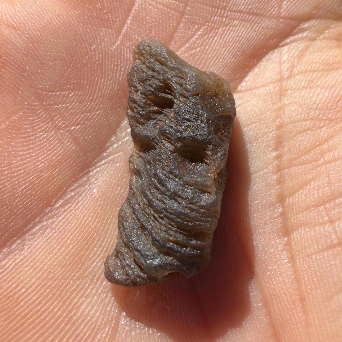 Agni Manitite Tektite: Rare Pearl of Divine Fire, Indonesia, Pseudo-Tektite, 4.01 grams