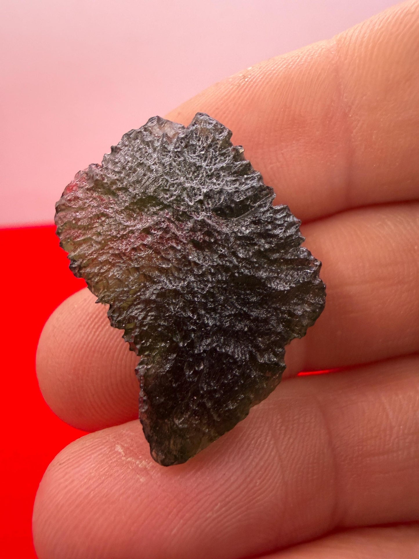 Authentic Moldavite Tektite Specimen, Czech Republic, 5.77 grams