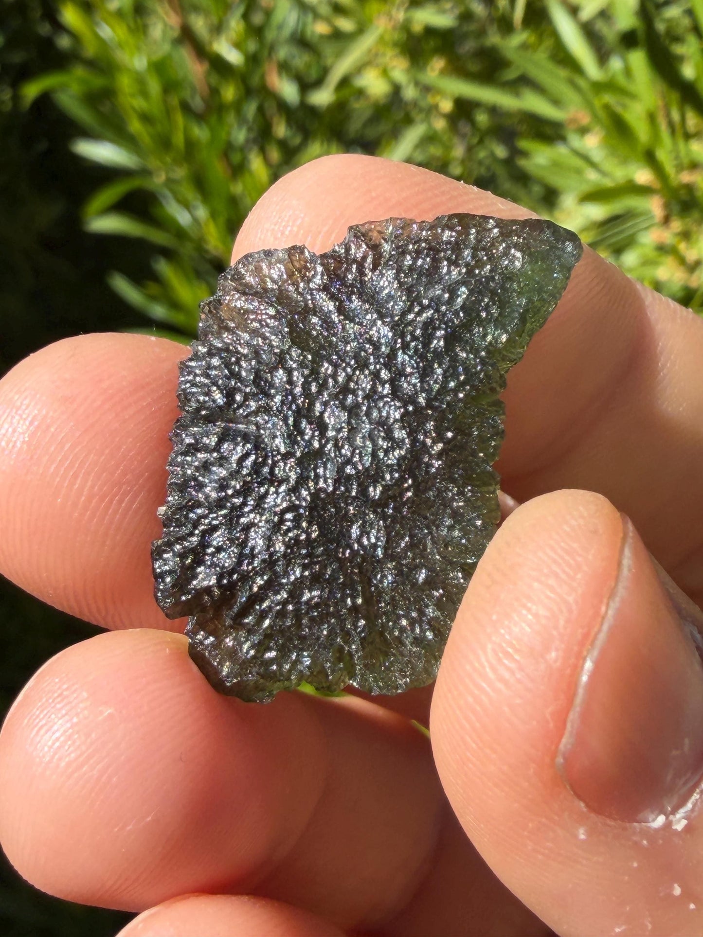 Authentic Moldavite Tektite Specimen, Czech Republic, 5.77 grams