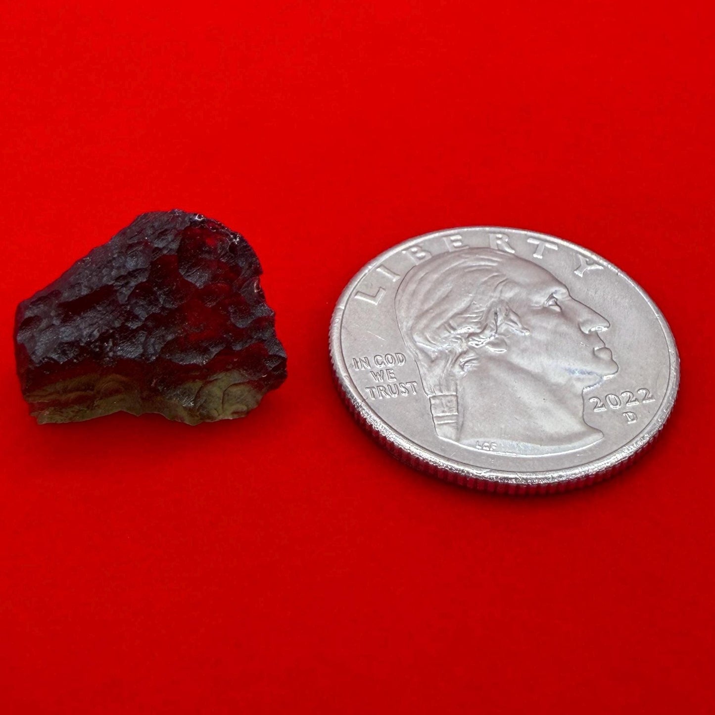 Authentic Moldavite Tektite Specimen, Czech Republic, 2.31 grams