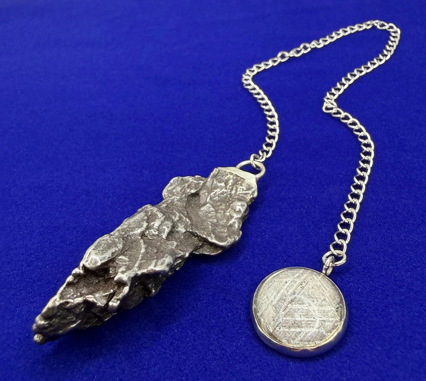 Campo del Cielo Meteorite Pendulum, Rare Cosmic Divination Tool, Crystal Healing Gift, 25.01g