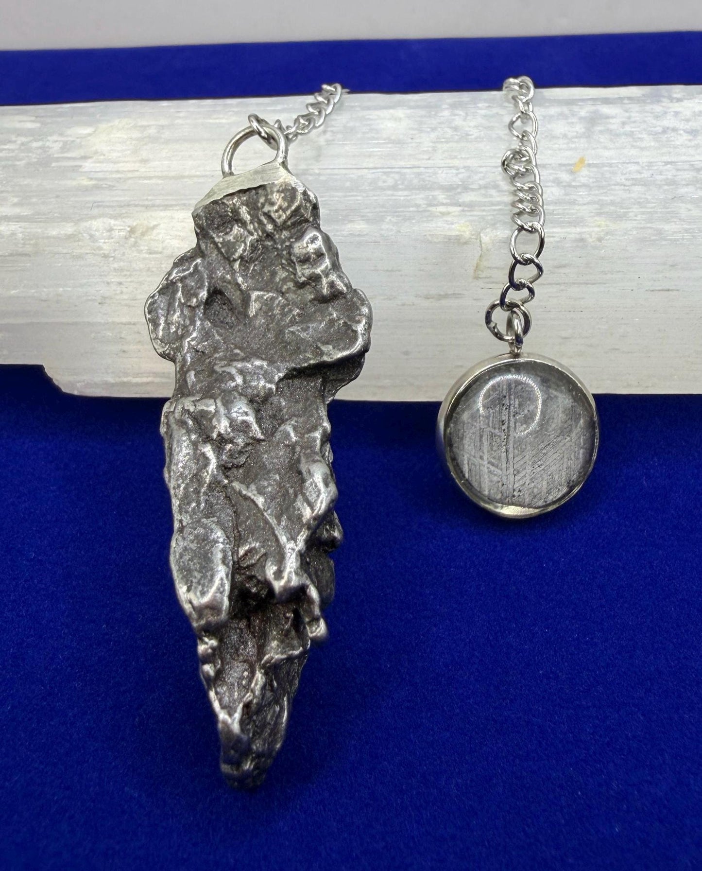 Campo del Cielo Meteorite Pendulum, Rare Cosmic Divination Tool, Crystal Healing Gift, 25.01g