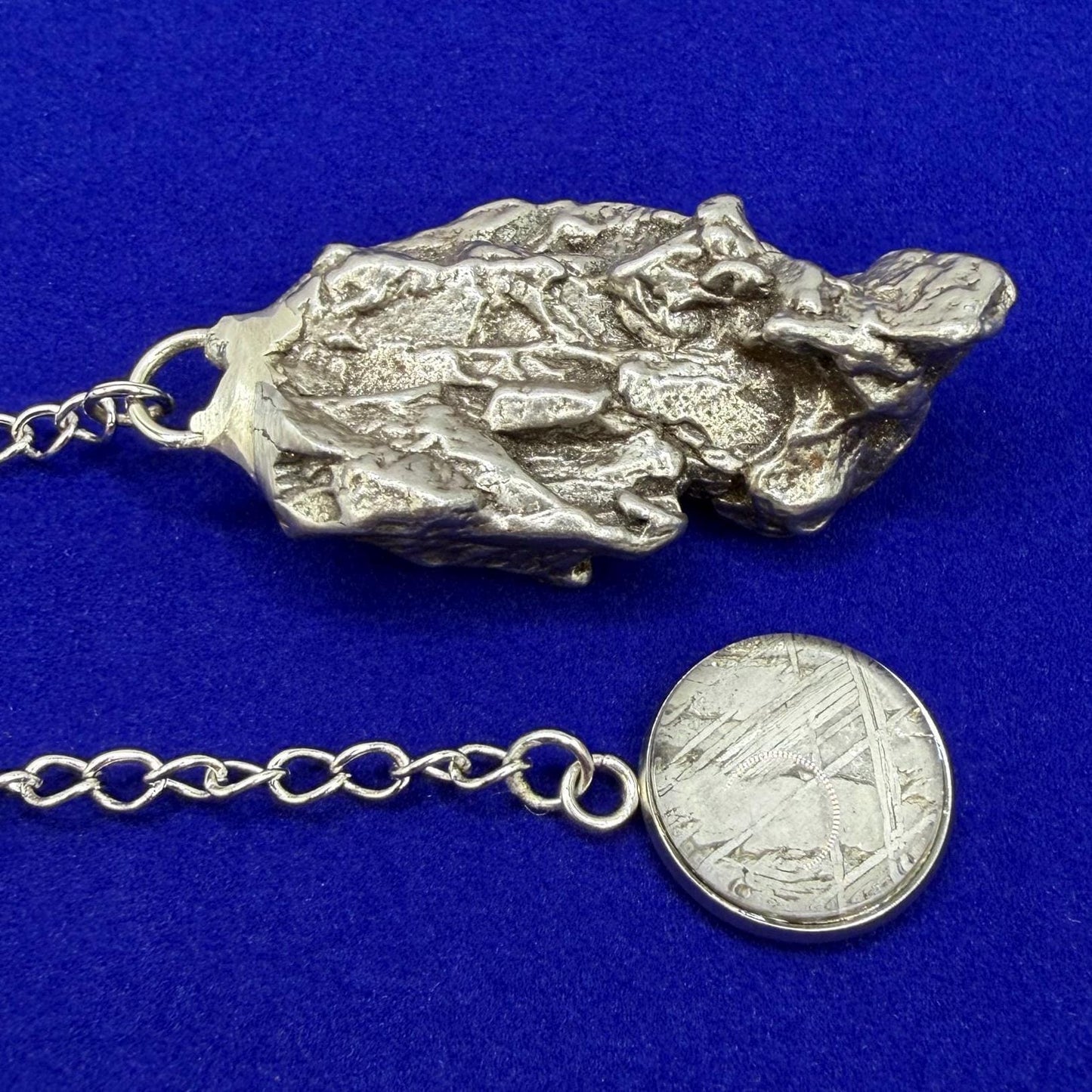 Campo del Cielo Meteorite Pendulum, Rare Cosmic Divination Tool, Crystal Healing Gift, 30.92g