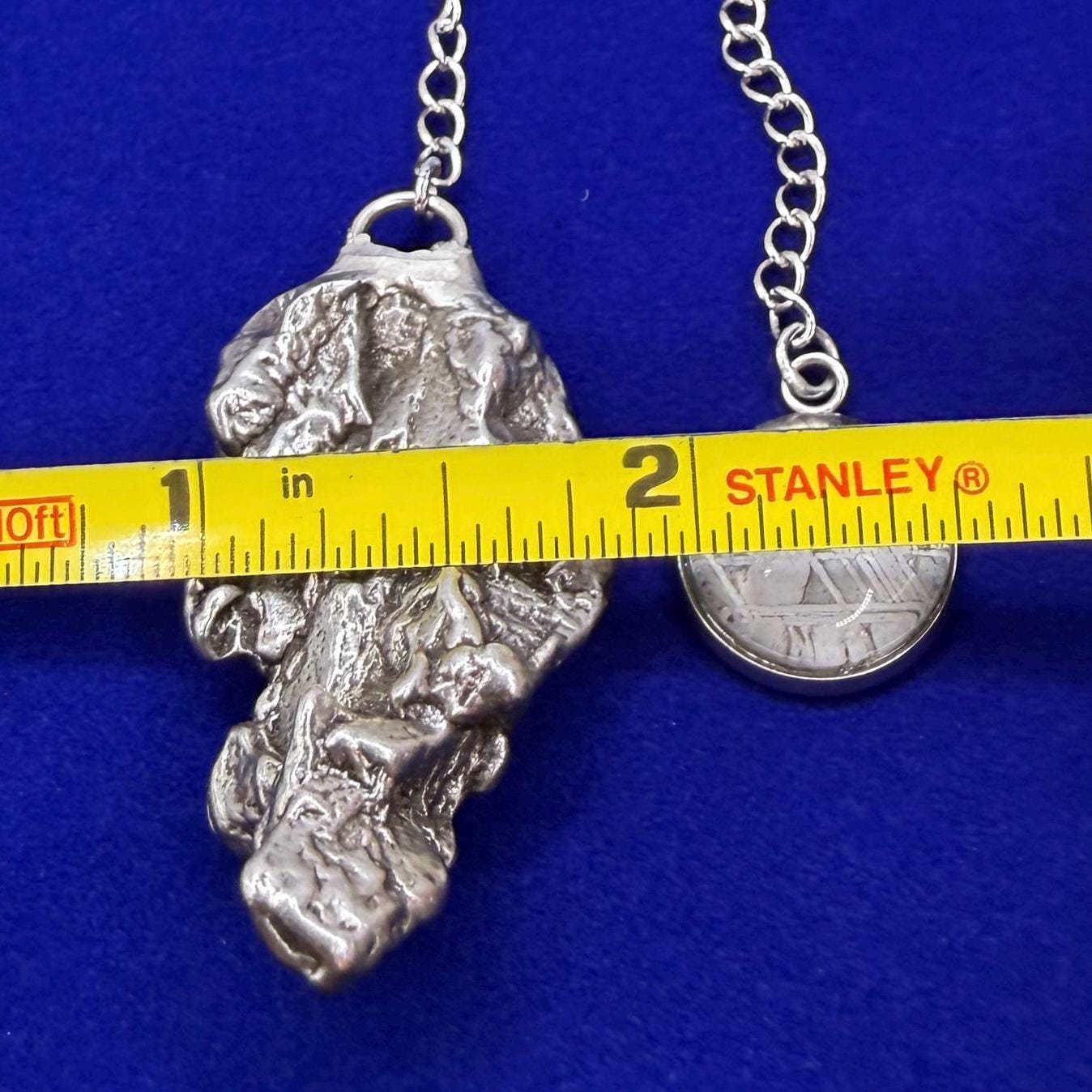 Campo del Cielo Meteorite Pendulum, Rare Cosmic Divination Tool, Crystal Healing Gift, 30.92g