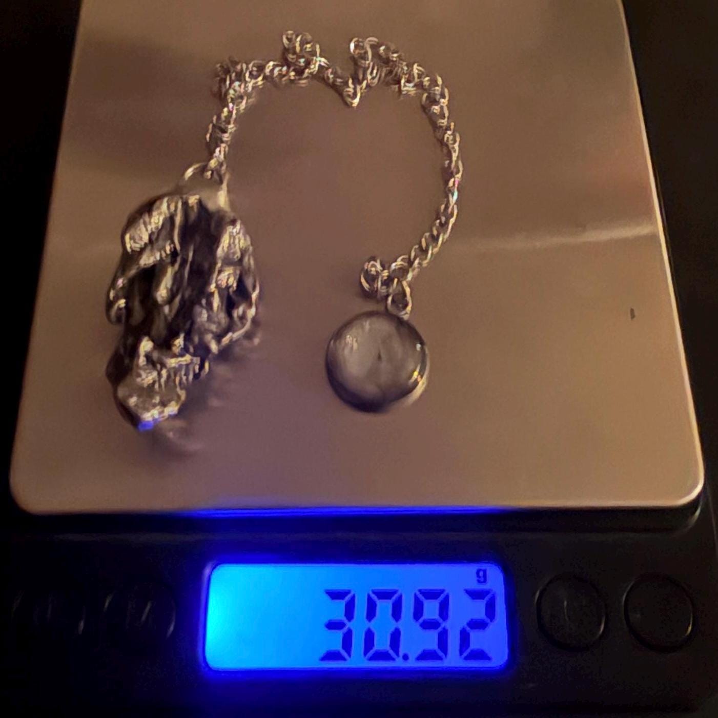 Campo del Cielo Meteorite Pendulum, Rare Cosmic Divination Tool, Crystal Healing Gift, 30.92g