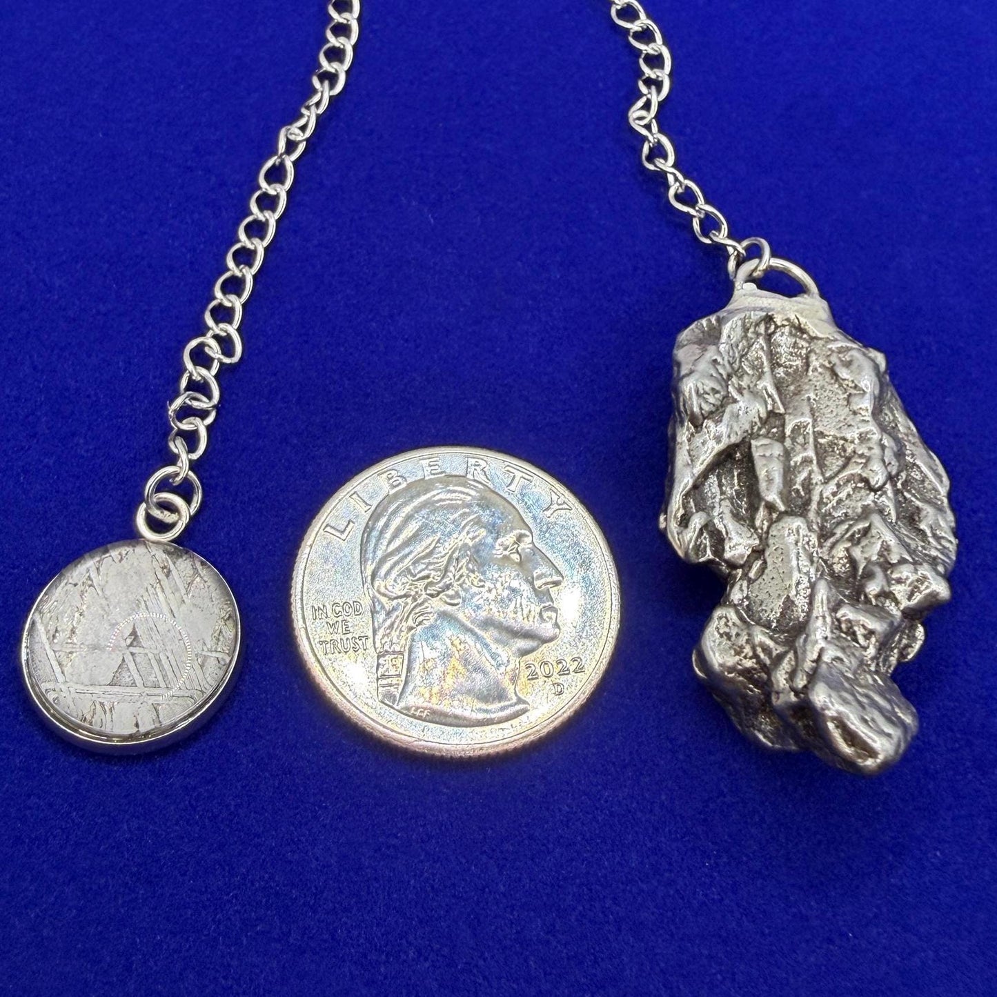 Campo del Cielo Meteorite Pendulum, Rare Cosmic Divination Tool, Crystal Healing Gift, 30.92g