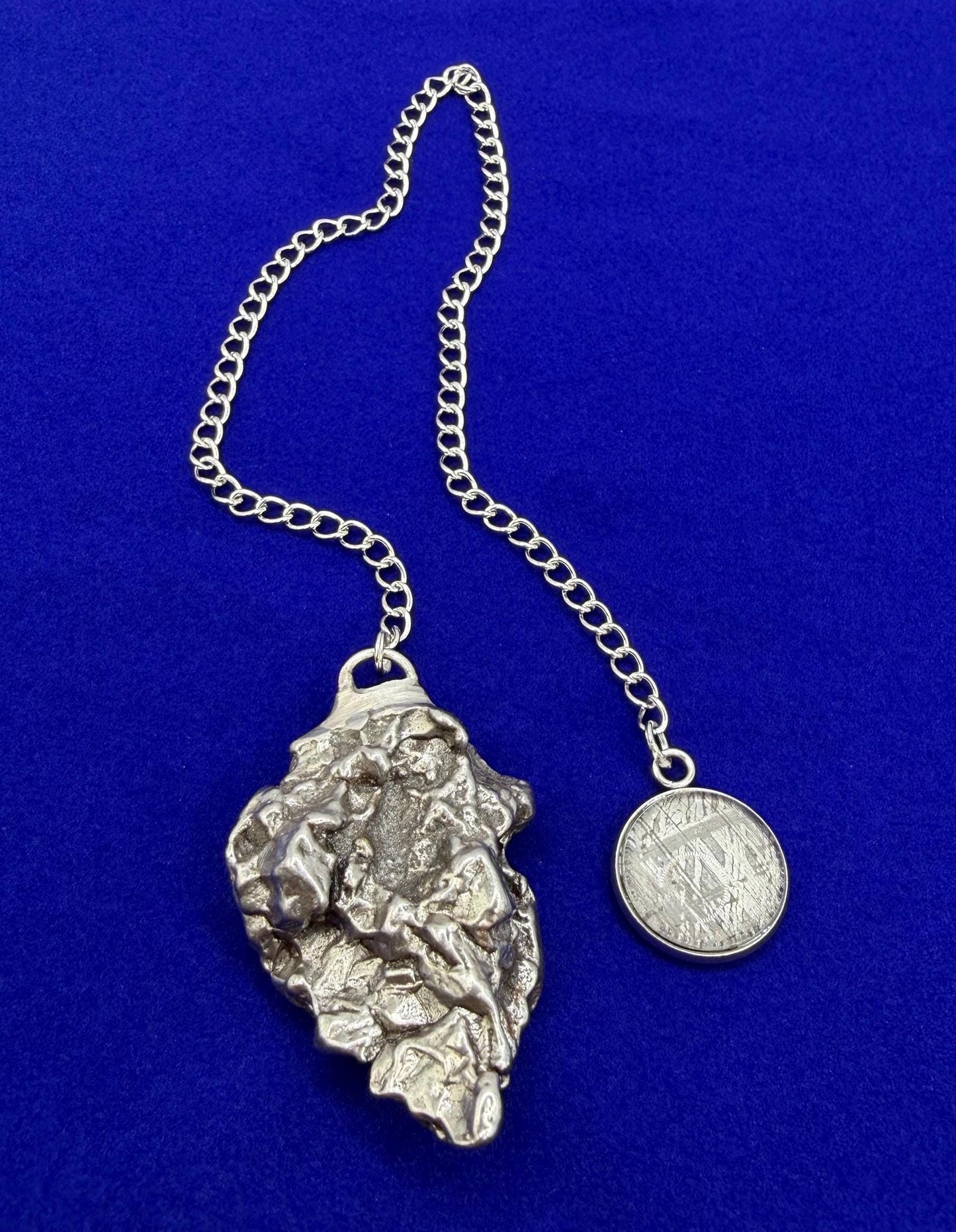 Campo del Cielo Meteorite Pendulum, Rare Cosmic Divination Tool, Crystal Healing Gift, 35.00g