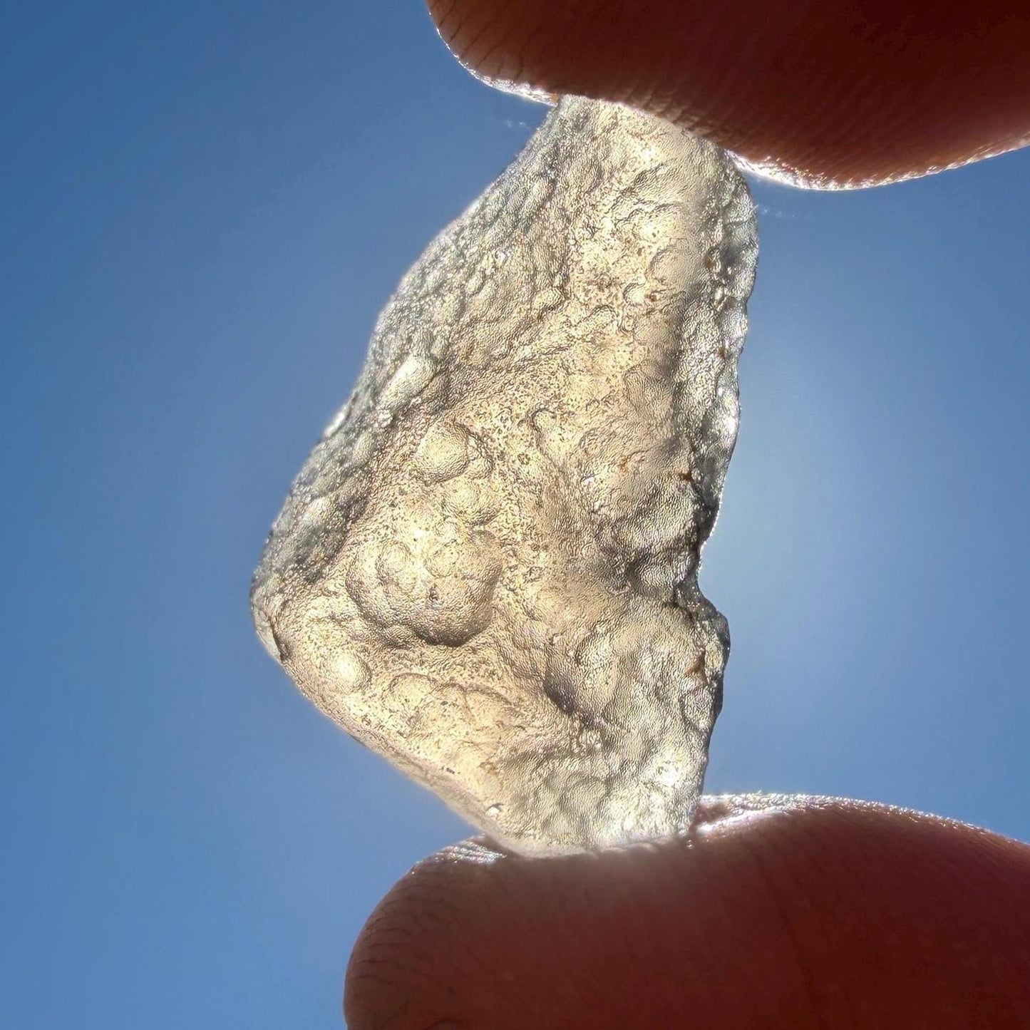 Colombianite Specimen: Translucent Pseudo-Tektite, Shamanic Healing Stone, 2.56 grams