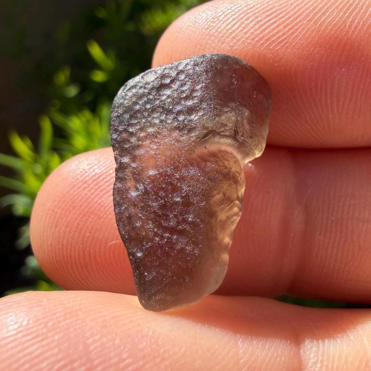 Colombianite Specimen: Translucent Pseudo-Tektite, Shamanic Healing Stone, 2.56 grams