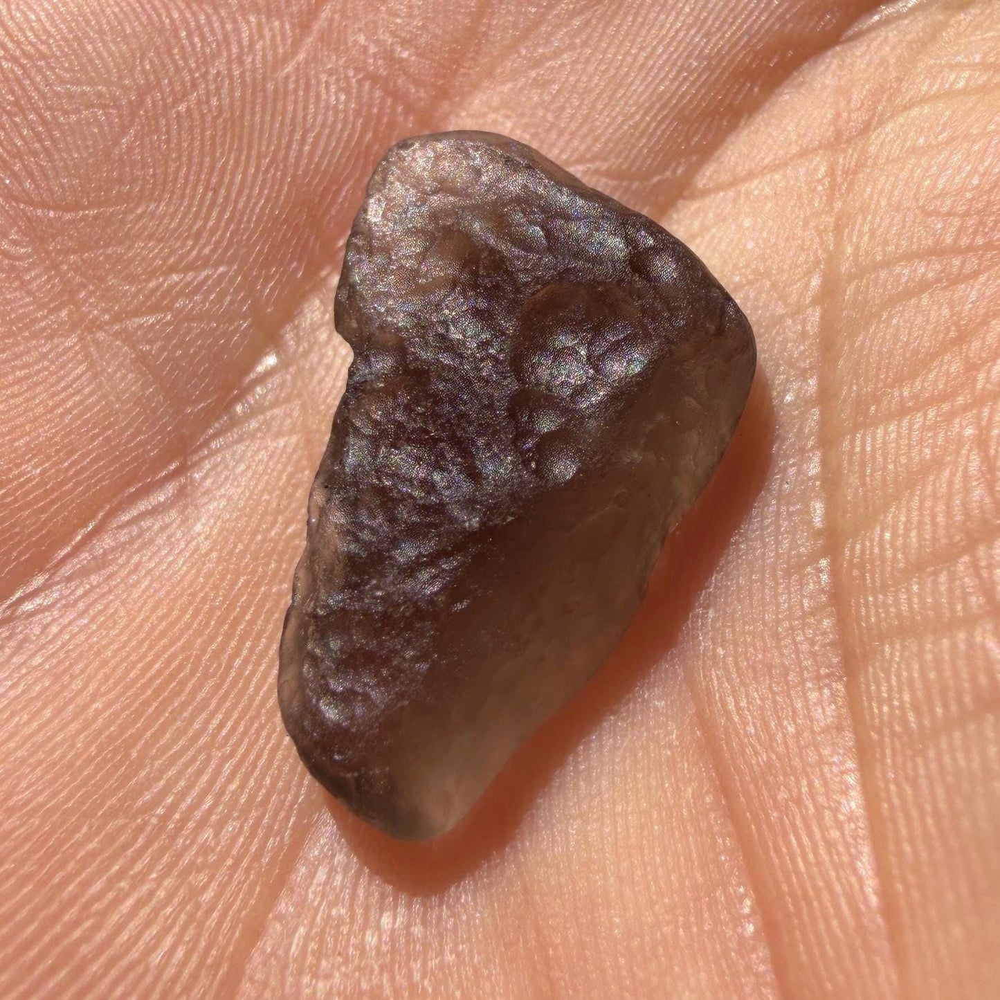 Colombianite Specimen: Translucent Pseudo-Tektite, Shamanic Healing Stone, 2.56 grams