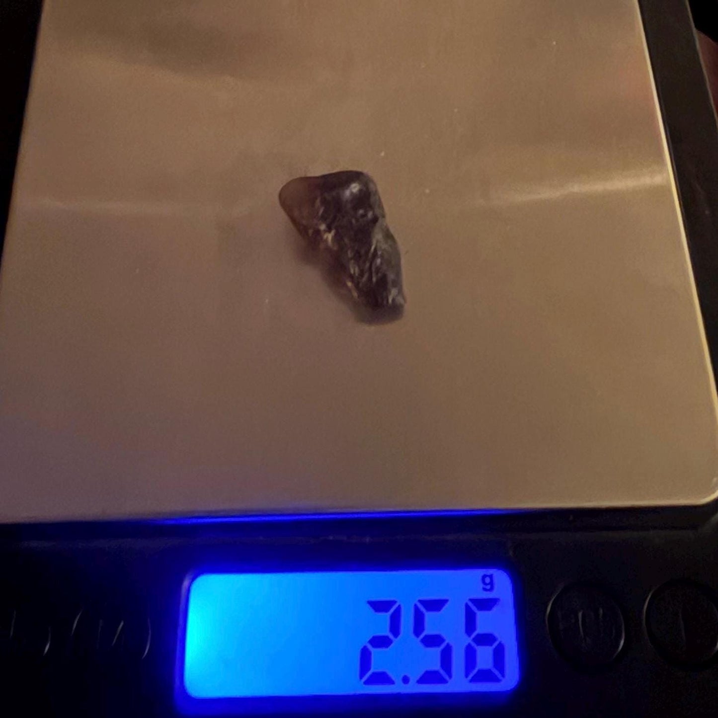 Colombianite Specimen: Translucent Pseudo-Tektite, Shamanic Healing Stone, 2.56 grams