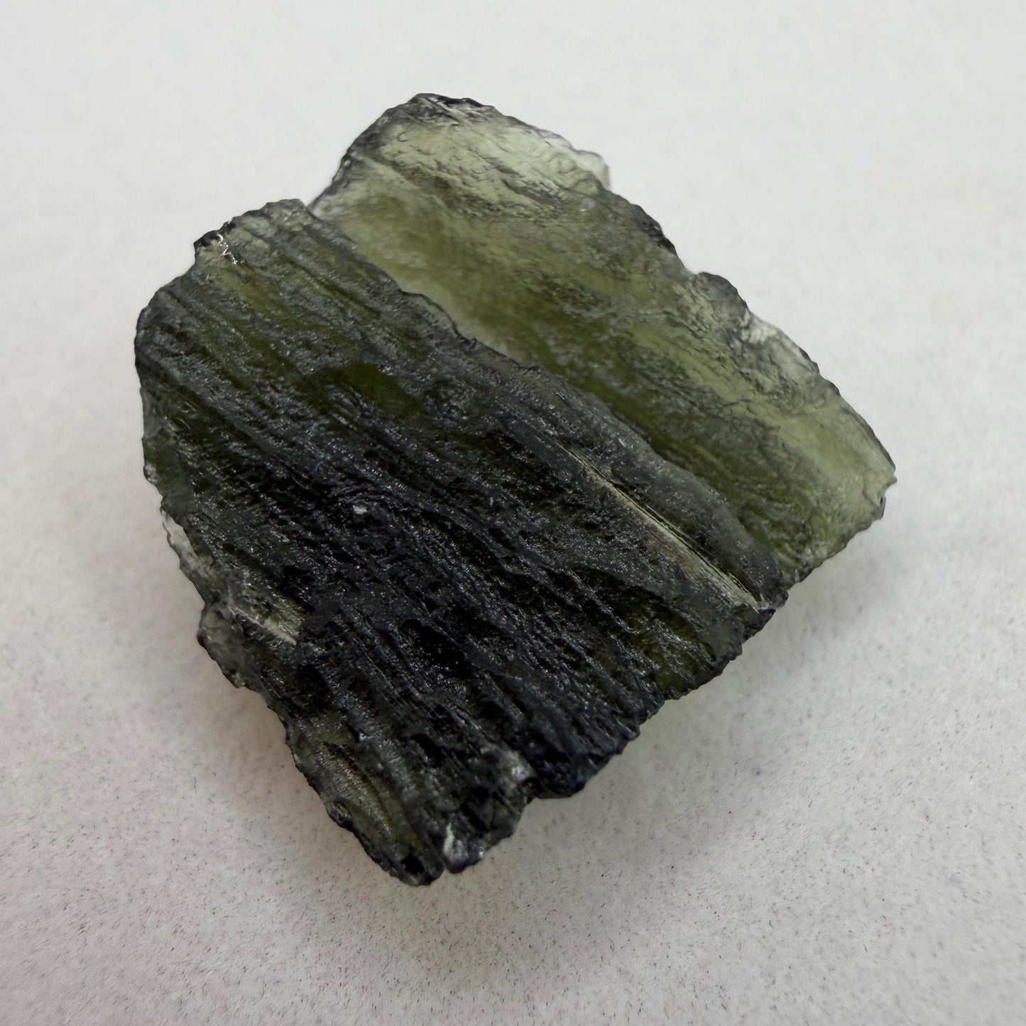 Authentic Moldavite Tektite Specimen, Czech Republic Origin, 4.12 grams