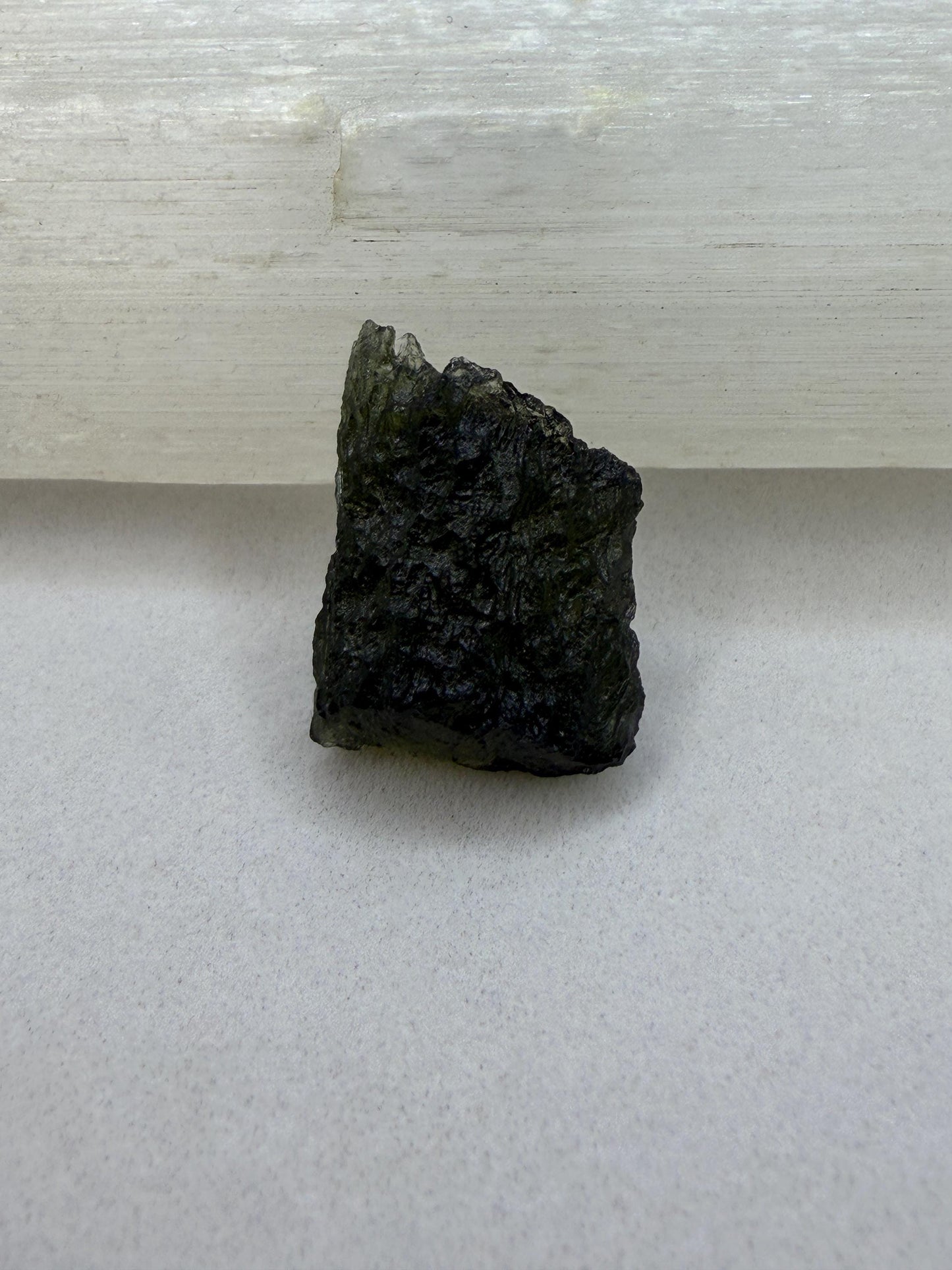 Authentic Moldavite Tektite Specimen: Energy Work 2.60g/13ct