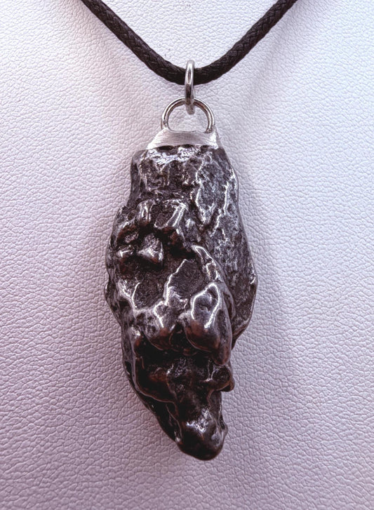 Campo del Cielo Meteorite Pendant: Authentic Astronomy Gift, Space Pendant, 20.08 Grams