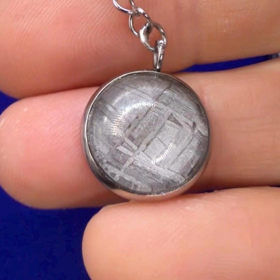 Aletai Meteorite Pendulum: Authentic Iron Meteorite, Divination Tool, 47.26 grams