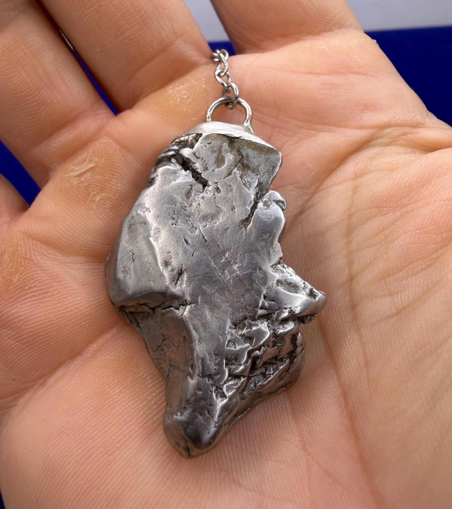 Aletai Meteorite Pendulum: Authentic Iron Meteorite, Divination Tool, 47.26 grams