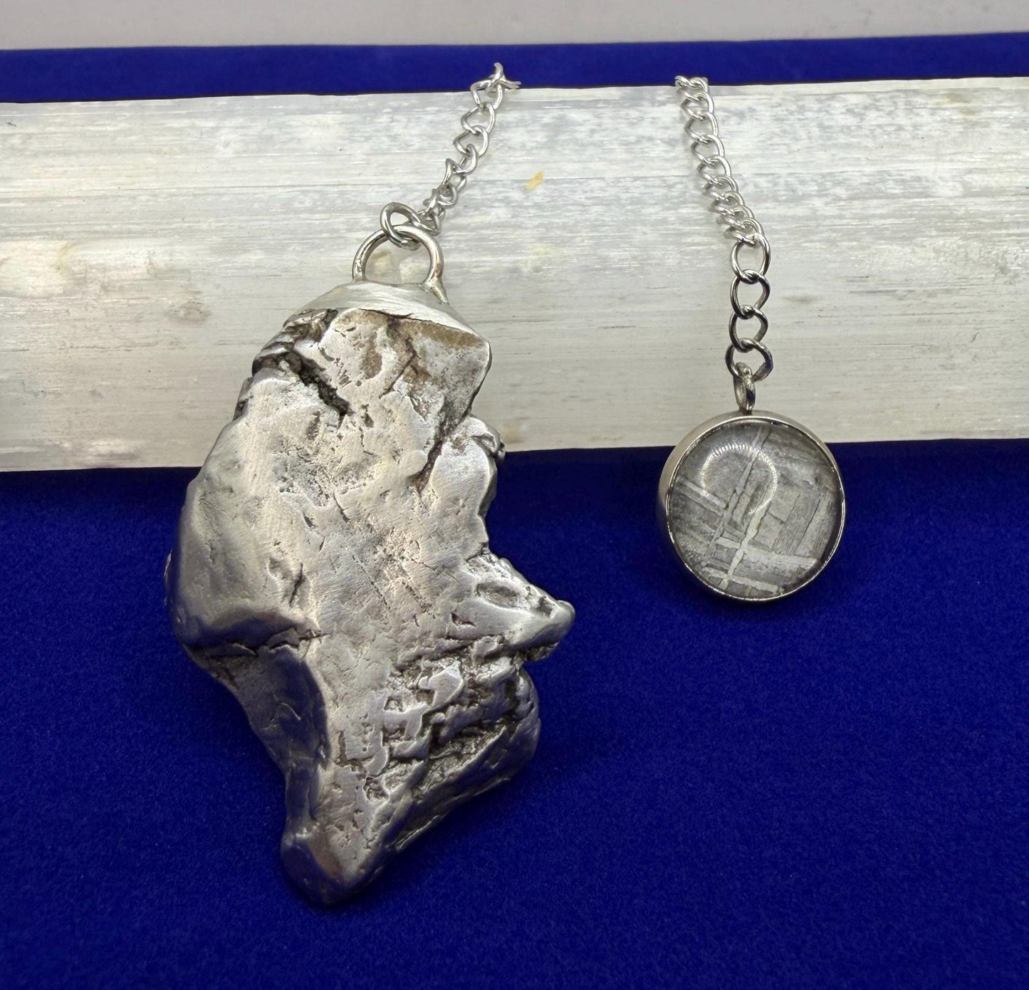 Aletai Meteorite Pendulum: Authentic Iron Meteorite, Divination Tool, 47.26 grams