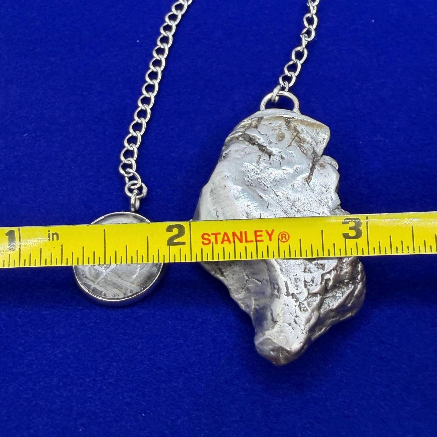 Aletai Meteorite Pendulum: Authentic Iron Meteorite, Divination Tool, 47.26 grams